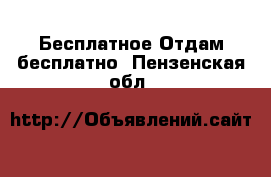 Бесплатное Отдам бесплатно. Пензенская обл.